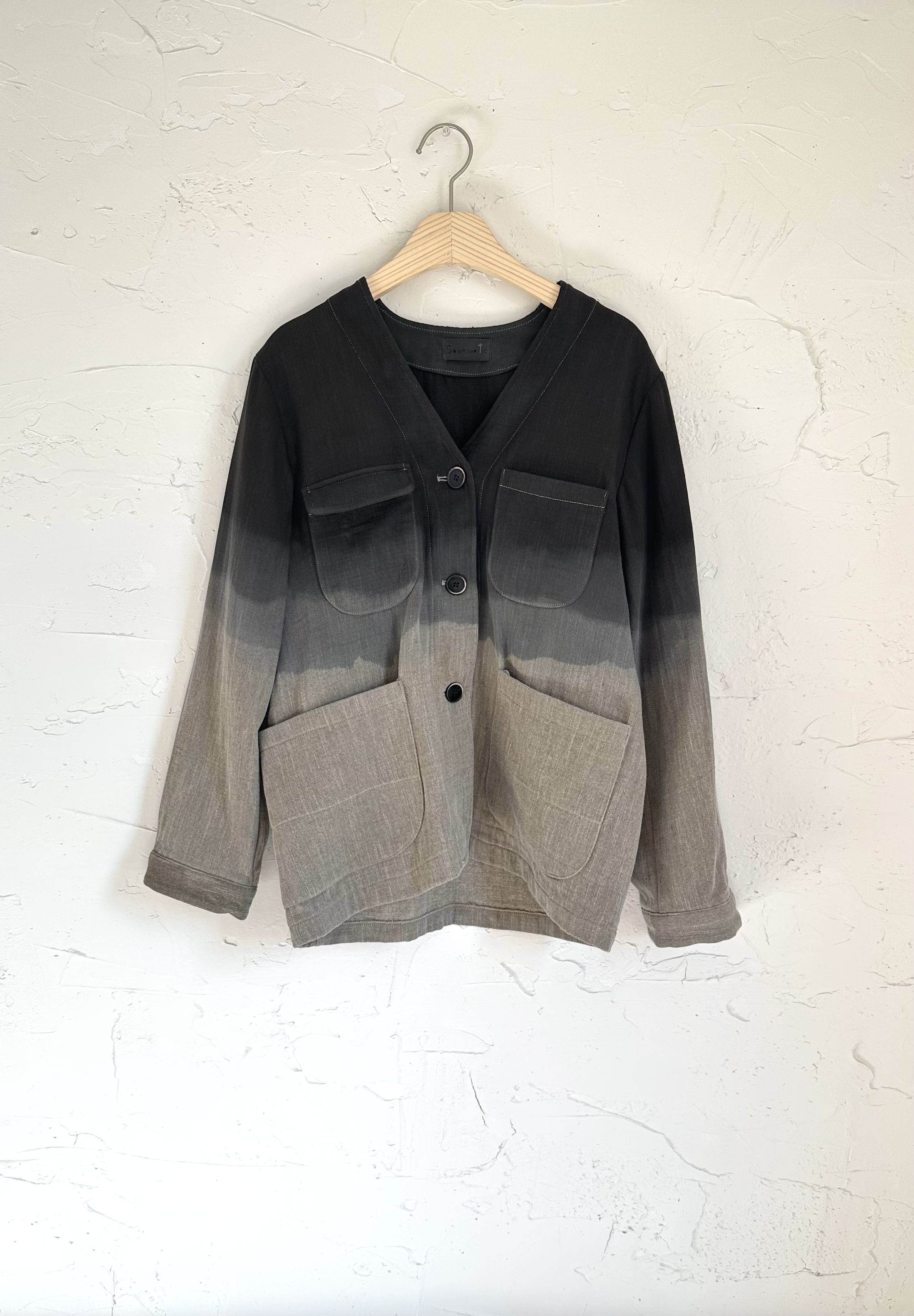 Gradation cotton jacket (be)